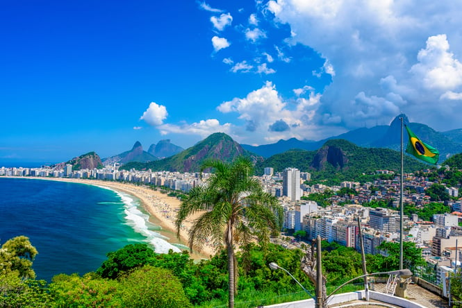 Beach in Brazil.