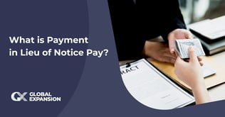 What is the Payment in Lieu of Notice Pay?