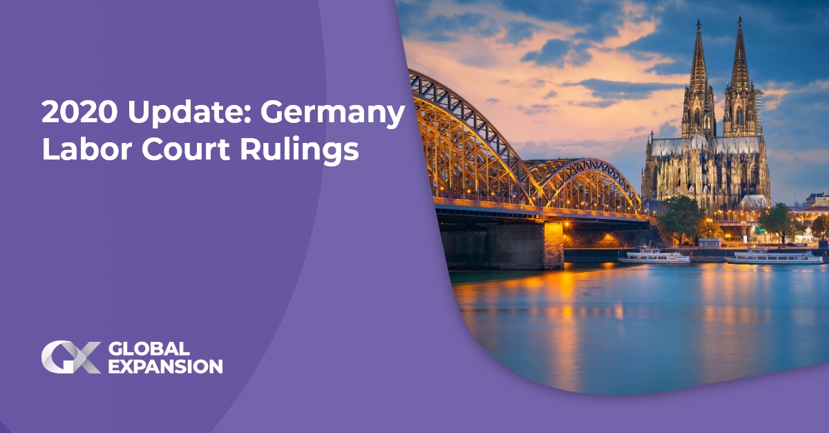 2020 Update: Germany Labor Court Rulings