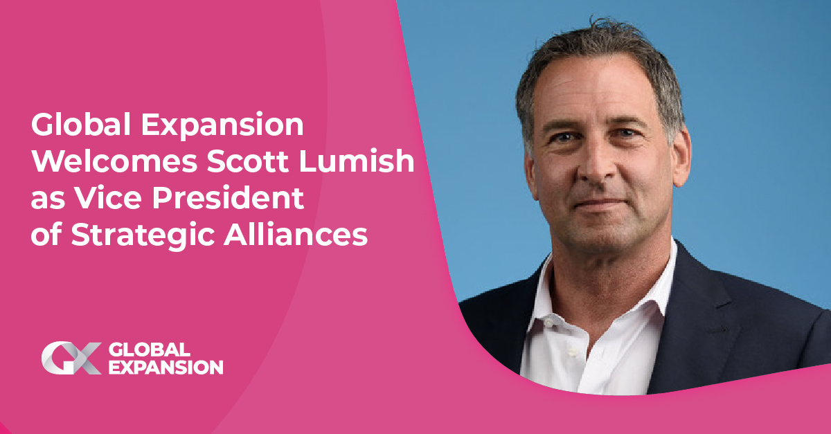 Global Expansion Welcomes Scott Lumish as Vice President of Strategic Alliances